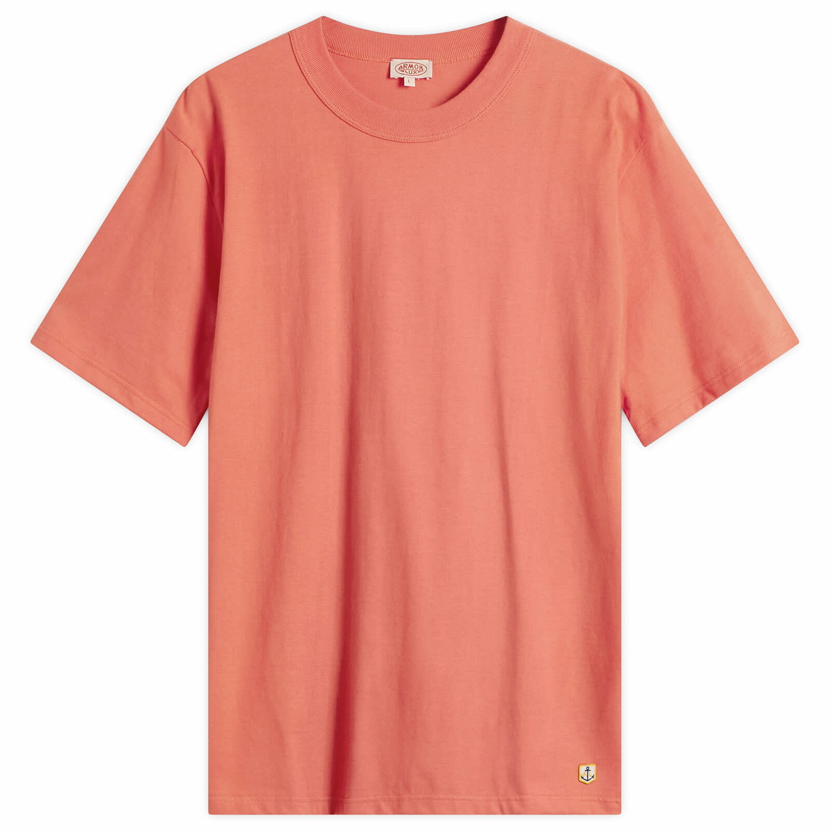 Armor-Lux Men's Classic Callac T-Shirt in Paprika