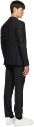 Neil Barrett Black Polyester Suit