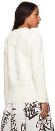 Comme des Garçons Knit Backless Long Sleeve T-Shirt