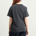 Nike Women's NSW Stripe T-Shirt in Black