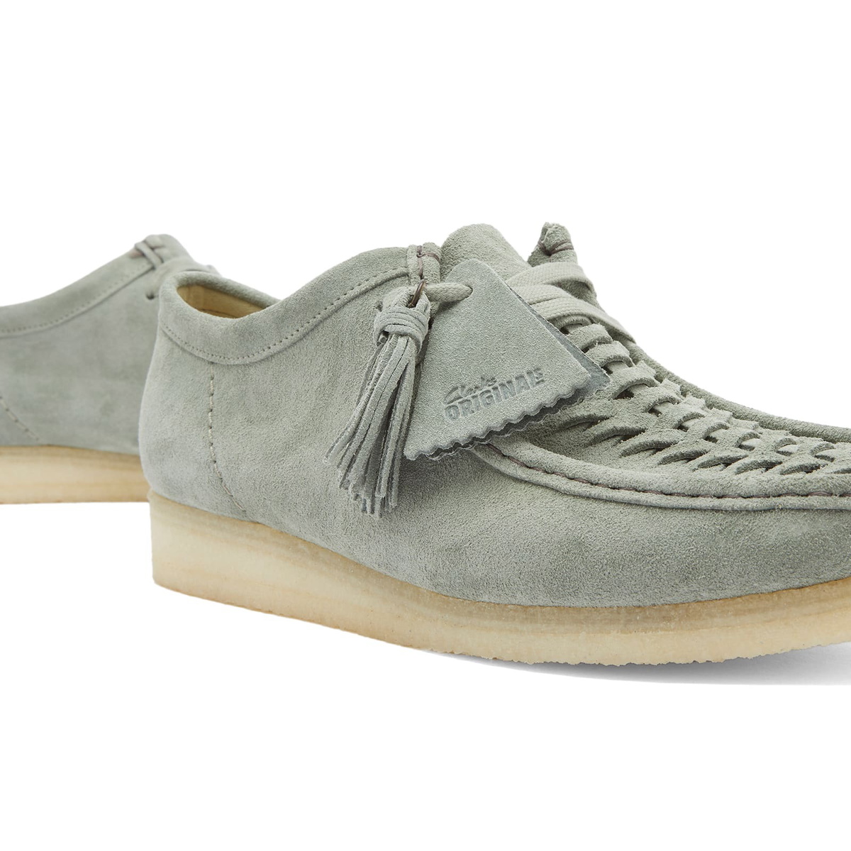 【スニーカー26cm相当】CLARKS ORIGINALS WALLABEE NEW CLARKS ORIGINALS WALLABEE SUEDE GREY COMBI Men's 11.5 45