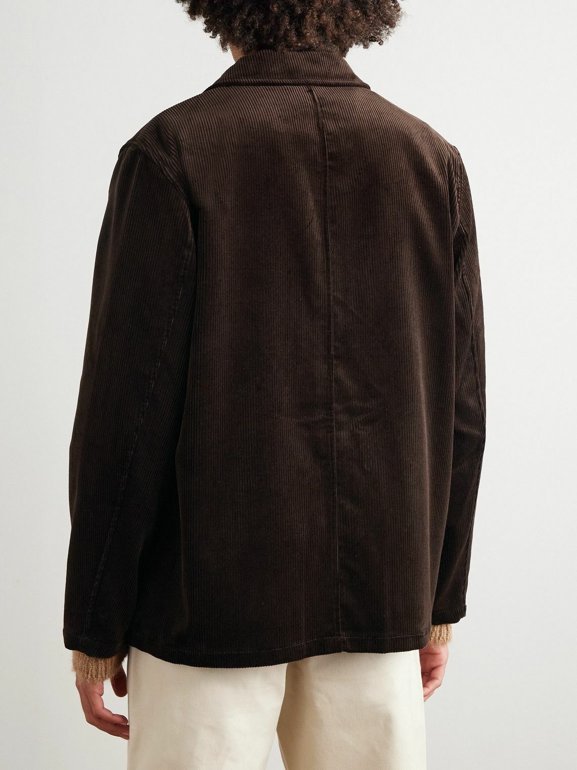 De Bonne Facture - Cotton-Corduroy Suit Jacket - Brown