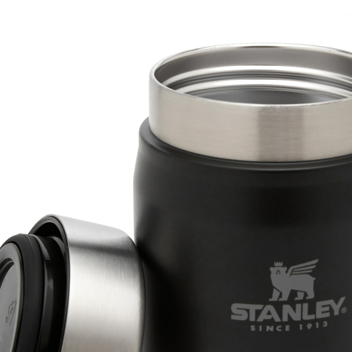 Stanley Legendary Food Jar & Spork - 14oz in Matte Black 