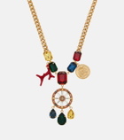 Dolce&Gabbana Carretto embellished pendant necklace