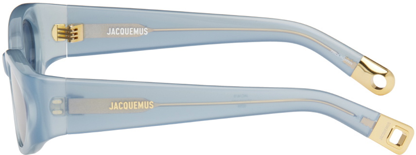 JACQUEMUS Blue 'Les Lunettes Ovalo' Sunglasses Jacquemus