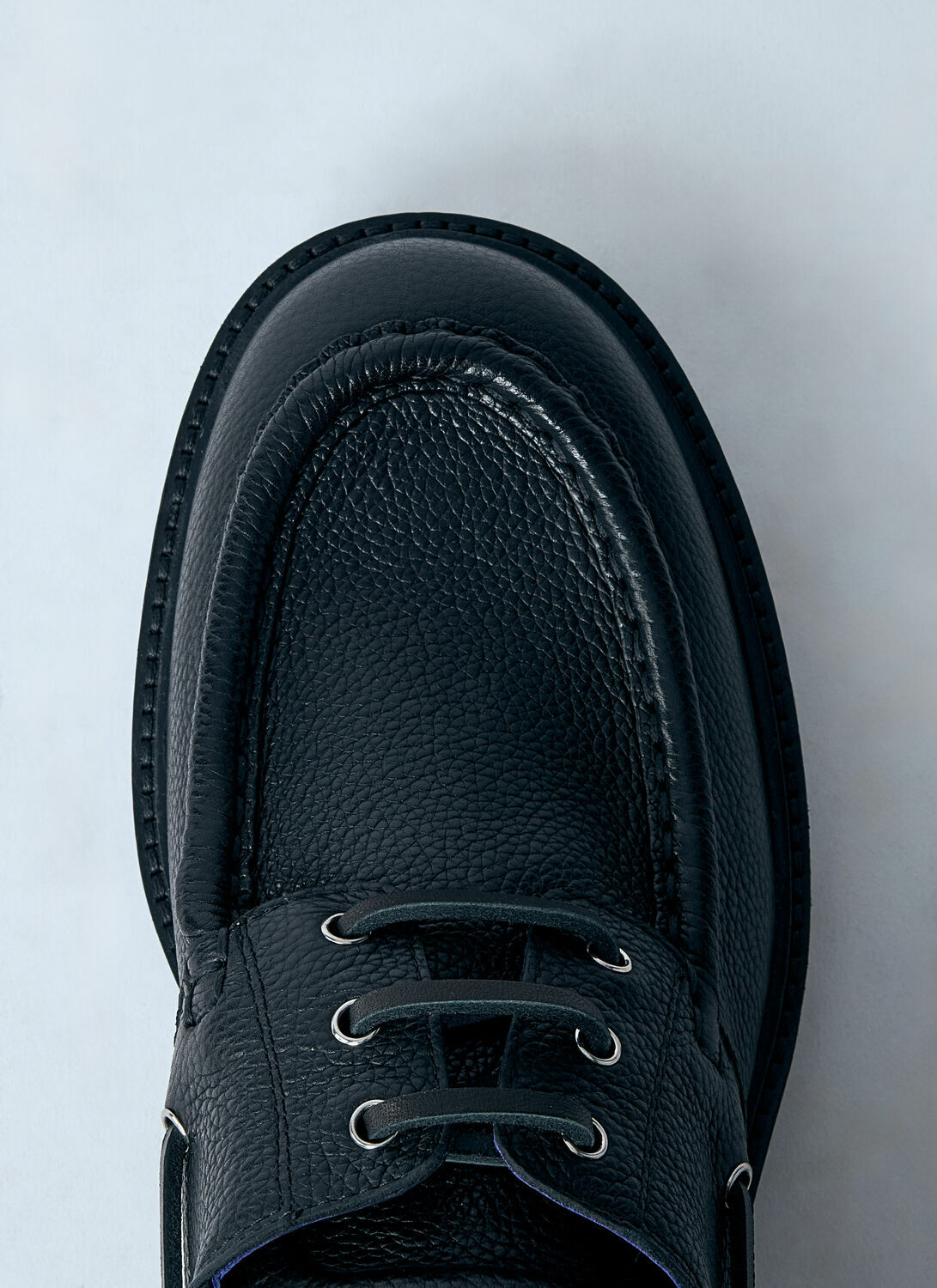 Burberry Leather Raft Boat Shoes
