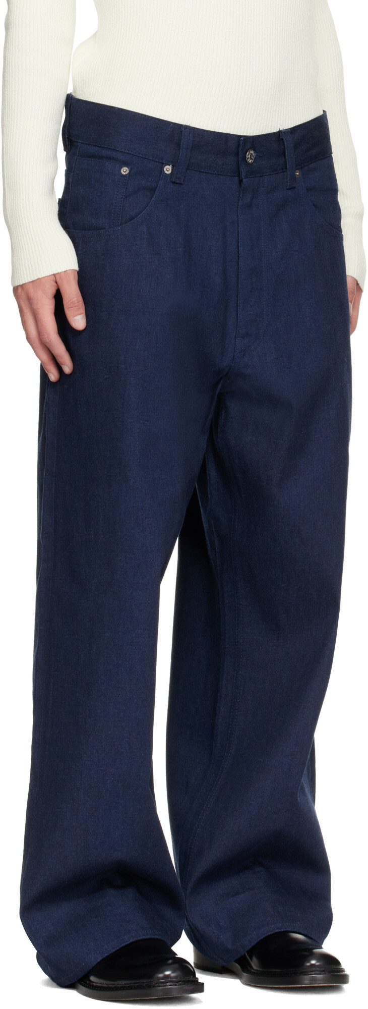Sunflower Indigo Super Wide Cinch Jeans
