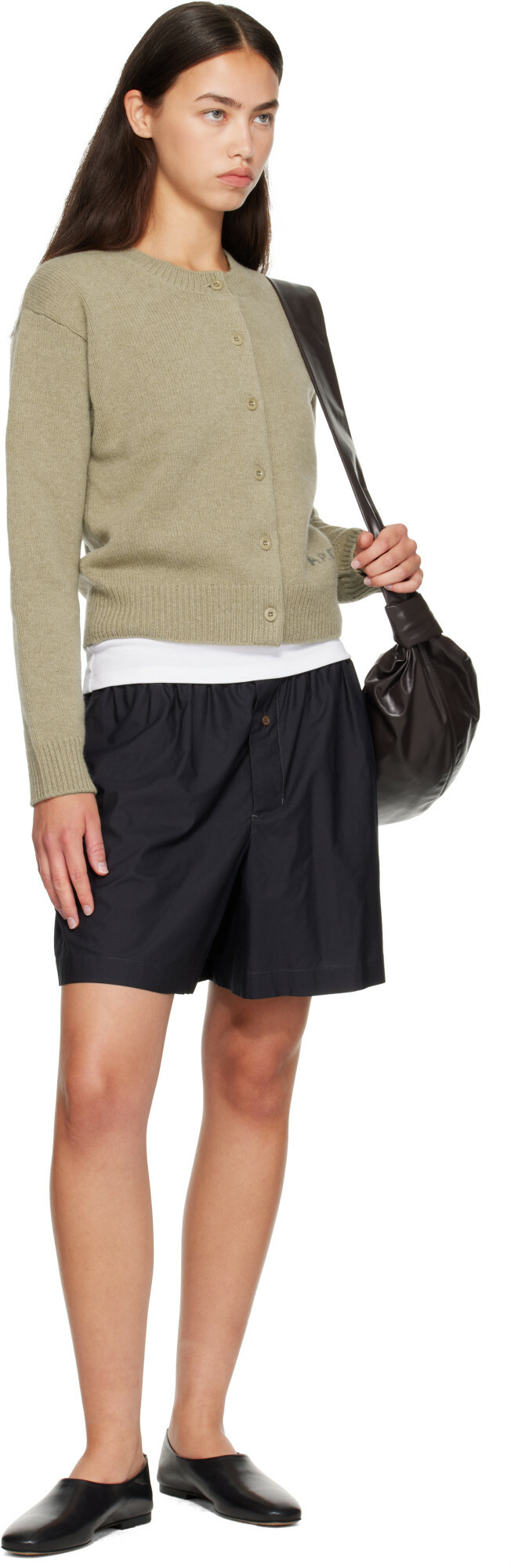 A.P.C. Beige Lila Cardigan