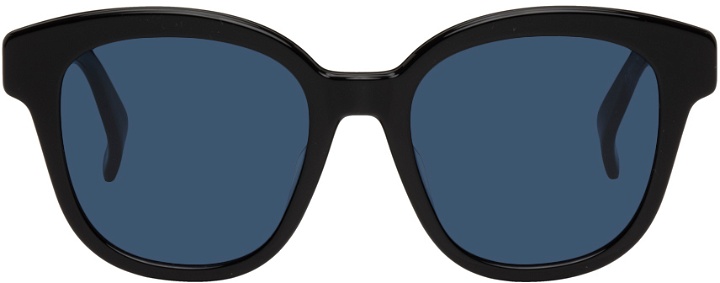 Photo: Kenzo Black Cat-Eye Sunglasses