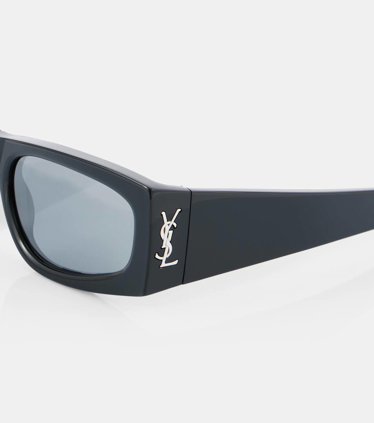 Saint Laurent Oversized Monogram Sunglasses Saint Laurent Black Acetate Cat-Eye Sunglasses with Gold YSL  main image 2