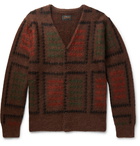 Beams Plus - Jacquard-Knit Cardigan - Brown