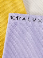 1017 ALYX 9SM - Three-Pack Logo-Jacquard Ribbed Cotton-Blend Socks - Multi