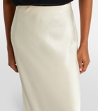 Vince Satin maxi skirt