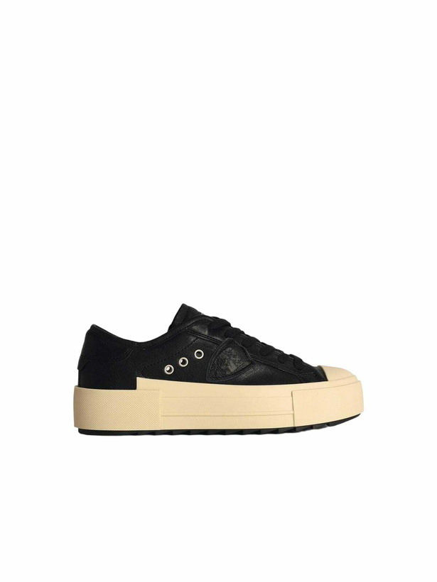 Photo: Philippe Model Paris Black Leather Sneakers