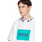 Vier SSENSE Exclusive White Facetasm Edition Box Logo T-Shirt