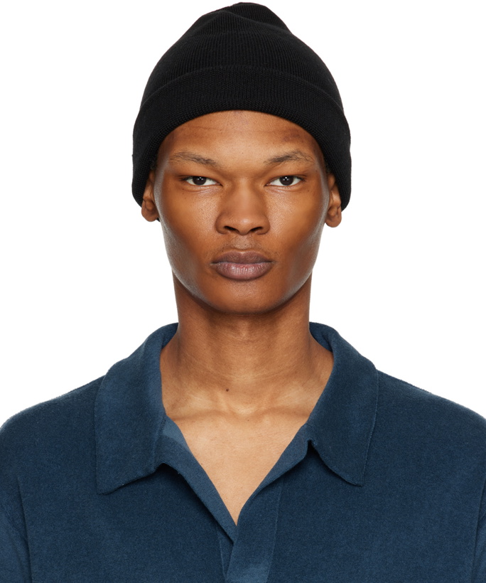 Photo: Norse Projects ARKTISK Black Top Tech Beanie