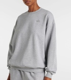 Alo Yoga Accolade cotton-blend fleece sweatshirt