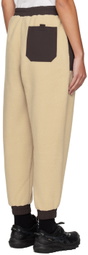 Outdoor Voices Beige PrimoFleece Jogger Lounge Pants