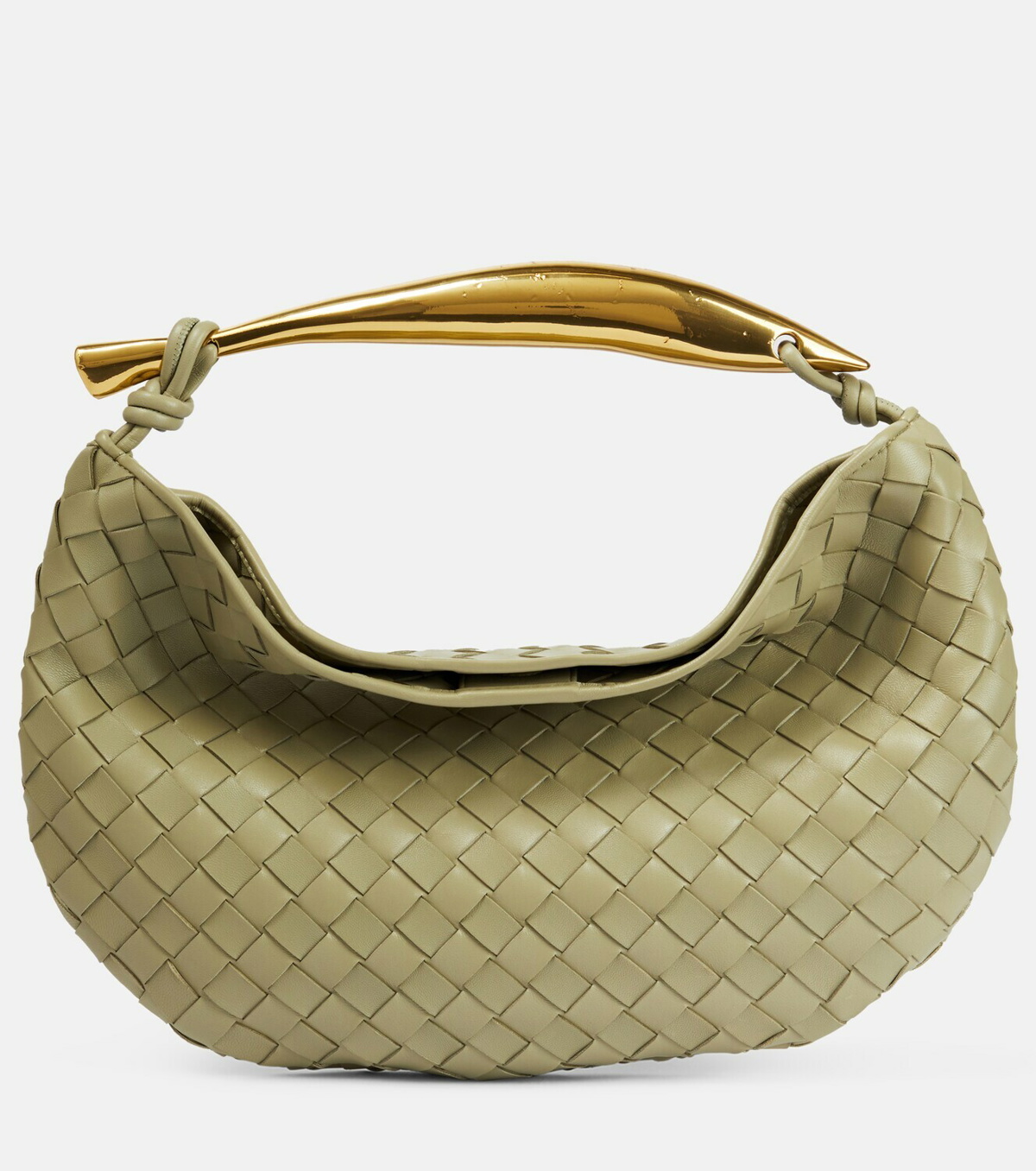 Bottega Veneta Sardine Large Intrecciato Leather Hobo Bag