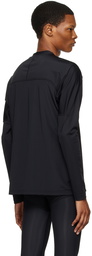 Snow Peak Black Water-Side Rash Guard Jacket