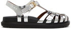 Marni Silver Fisherman's Sandals