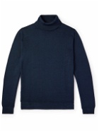 Boglioli - Slim-Fit Wool Rollneck Sweater - Blue