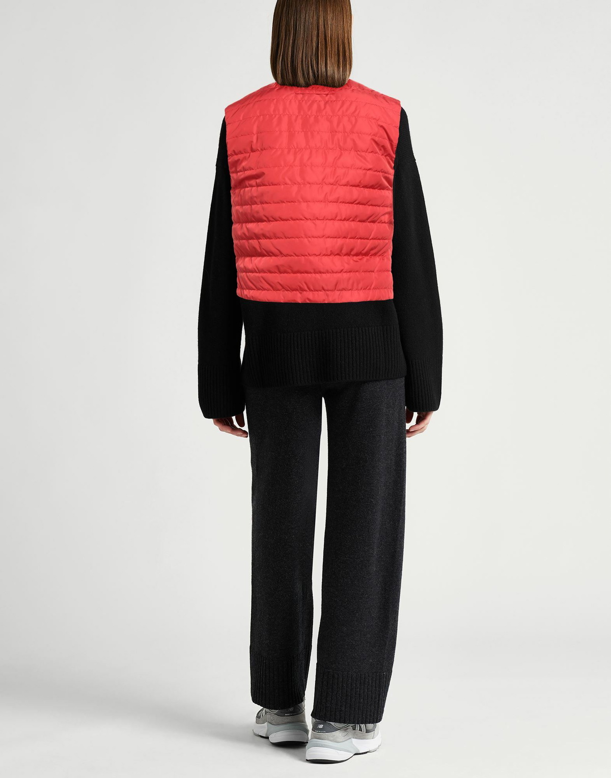 Mackintosh Womens Vest in Tomato red