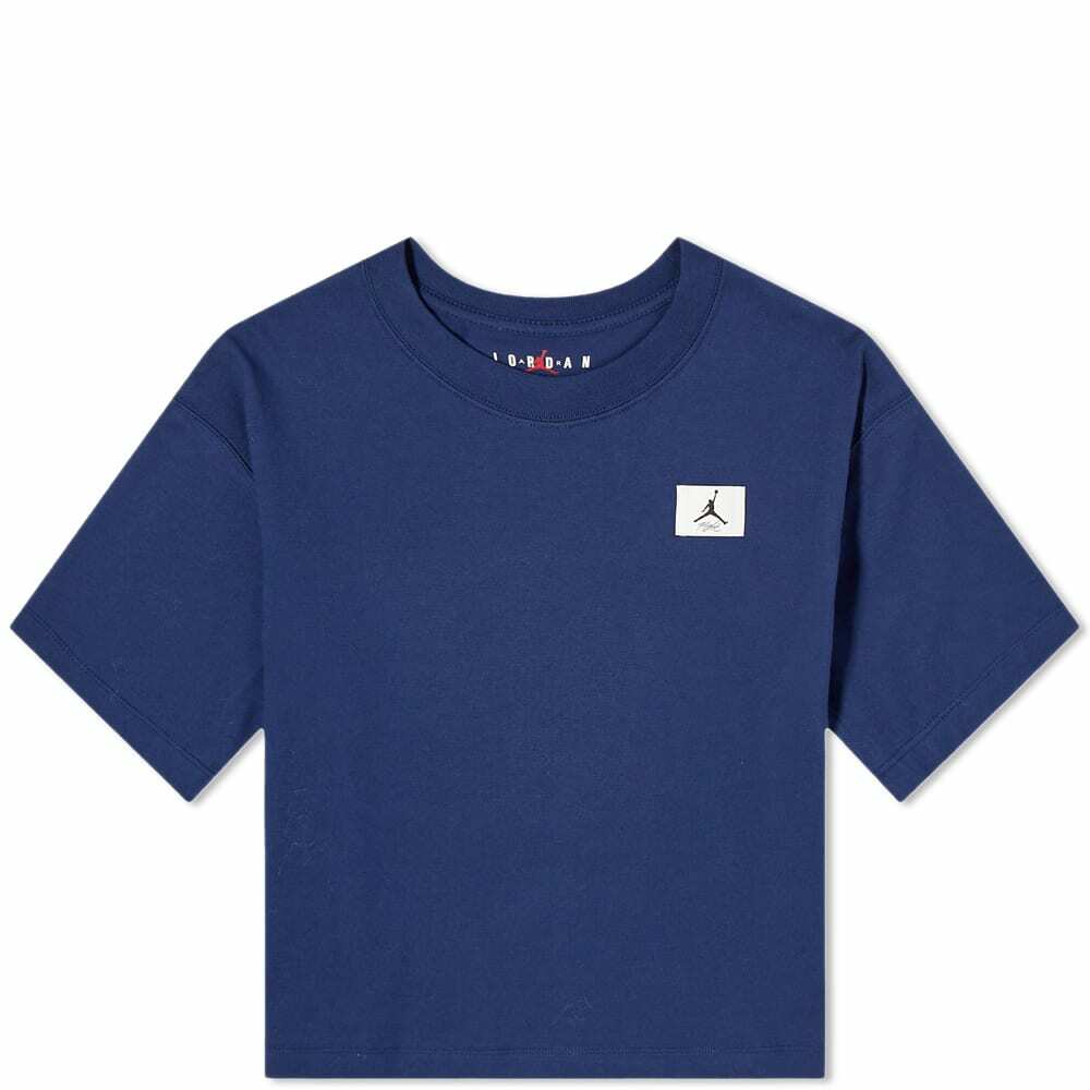 White and navy outlet blue jordan shirt