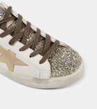 Golden Goose Super-Star glitter leather sneakers