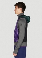 Vest Overlay Track Jacket in Purple