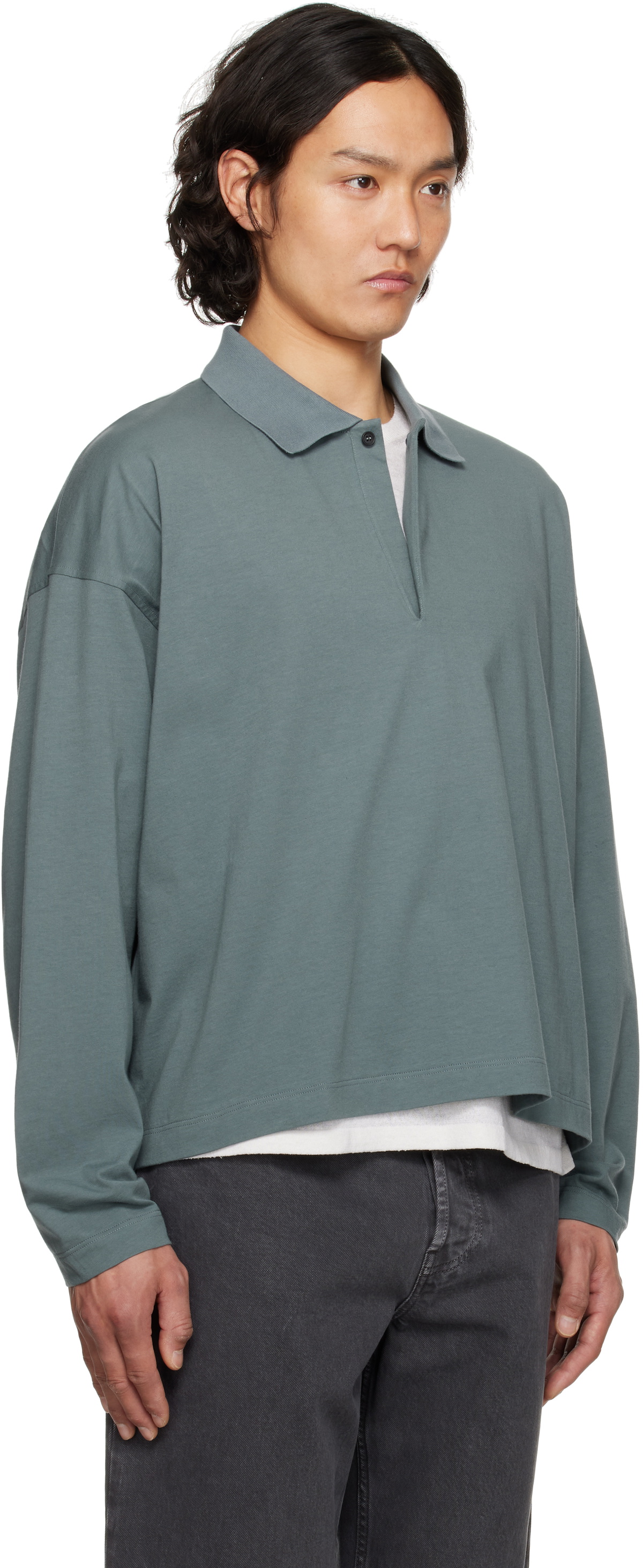 The Row Gray Bryson Polo The Row