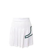 J.Lindeberg Recycled Technical Fabric Pleated Skirt