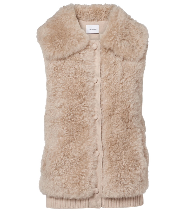 Photo: Yves Salomon Shearling vest