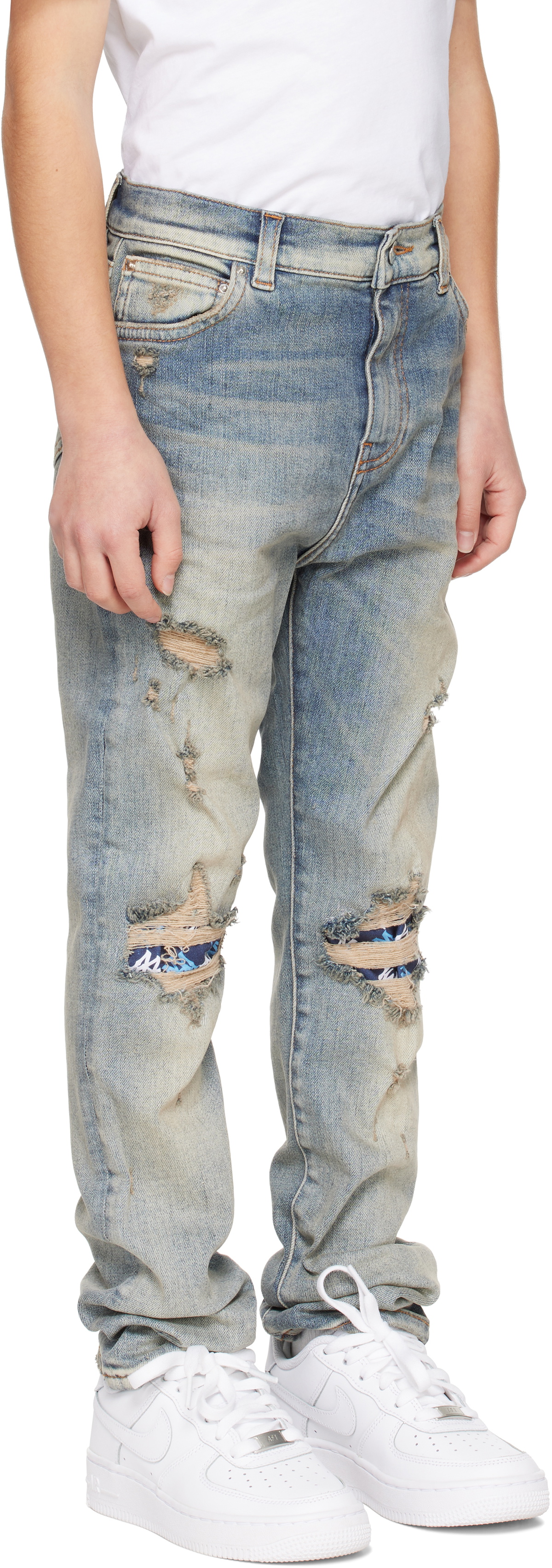 AMIRI Kids Blue MX1 Jeans