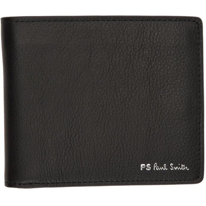 Photo: PS by Paul Smith Black Leather Billfold Wallet 