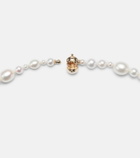Sophie Bille Brahe Amis Peggy 14kt gold necklace with freshwater pearls