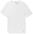 Armor Lux - Two-Pack Cotton-Jersey T-Shirts - White