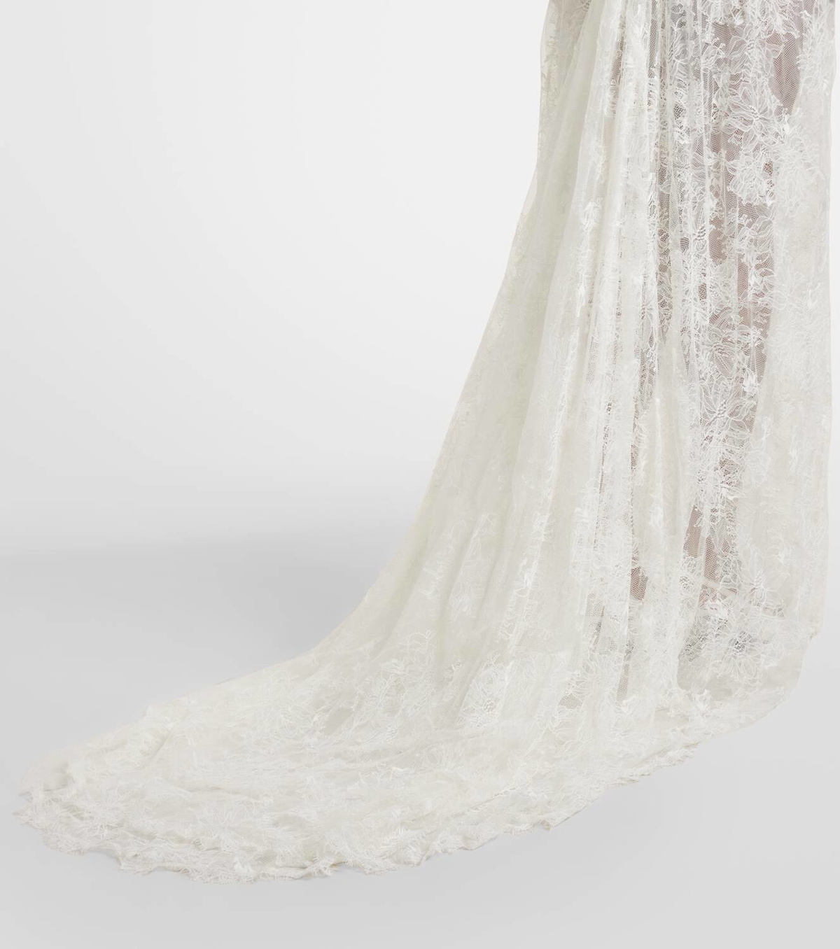 chinese dress ladies Minerva - Hauntingly Dramatic Mesh Maxi Dress with Built In Shorts