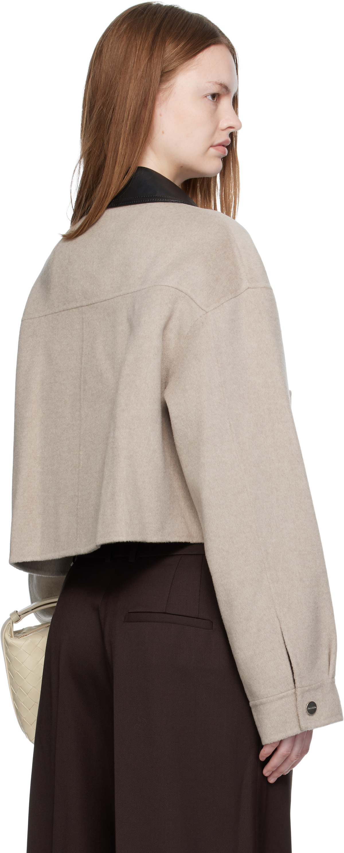 Nanushka Taupe Phebe Jacket