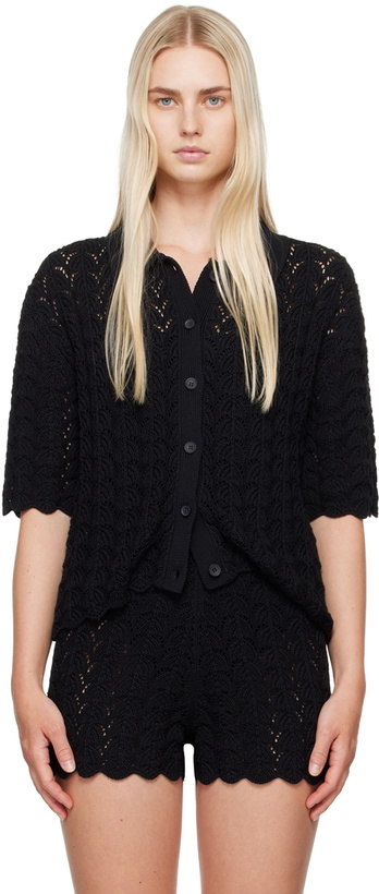 Photo: Loulou Studio Black Adria Cardigan