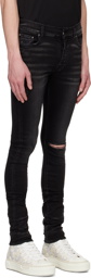 AMIRI Black Slash Jeans