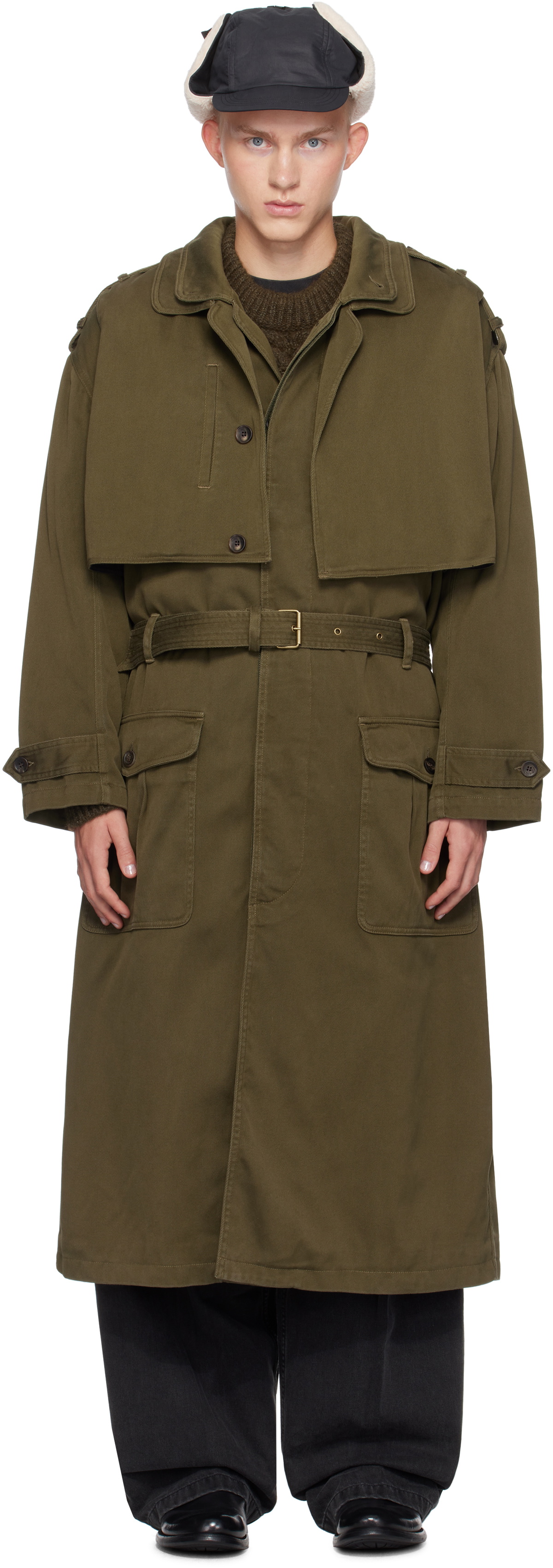 Isabel Marant Khaki Tadao Trench Coat Isabel Marant