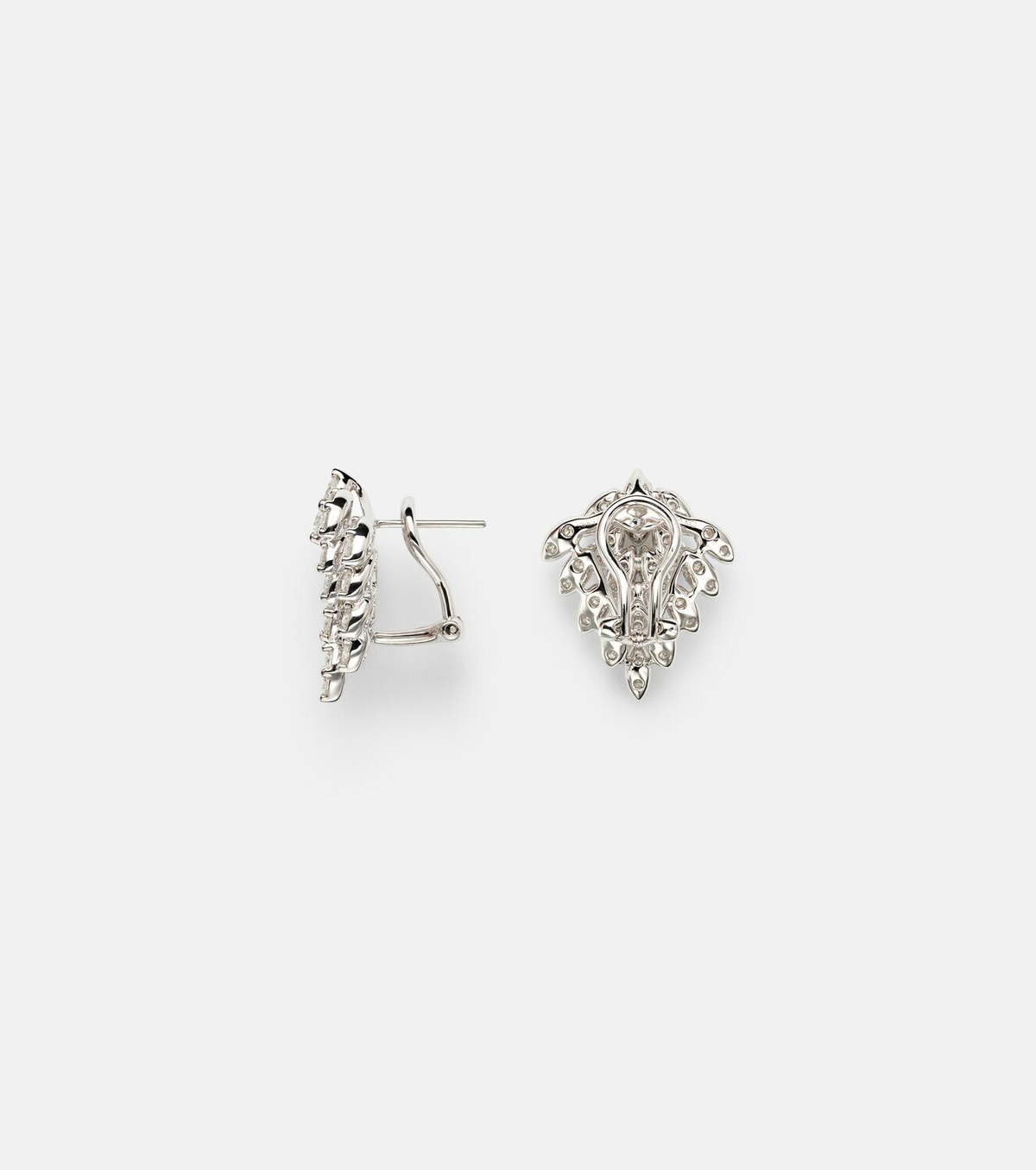 Anita Ko Nowflake 18kt white gold (750/1000) earrings with diamonds