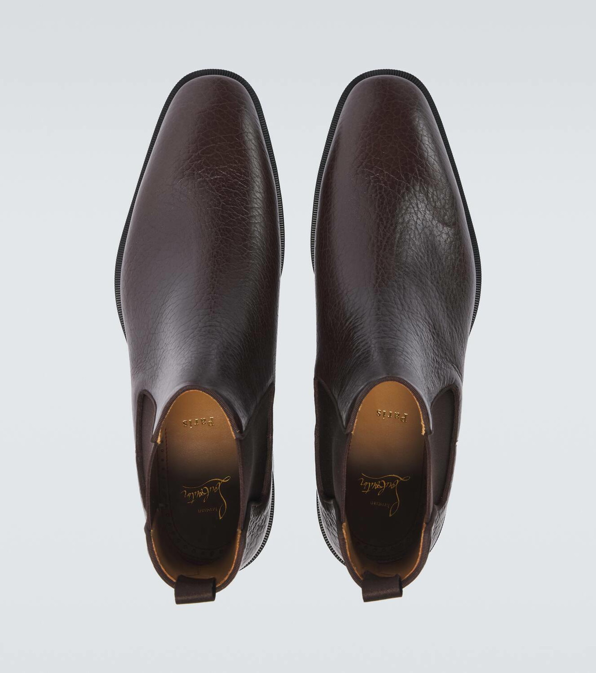 Christian Louboutin Alpinosol leather Chelsea boots Christian