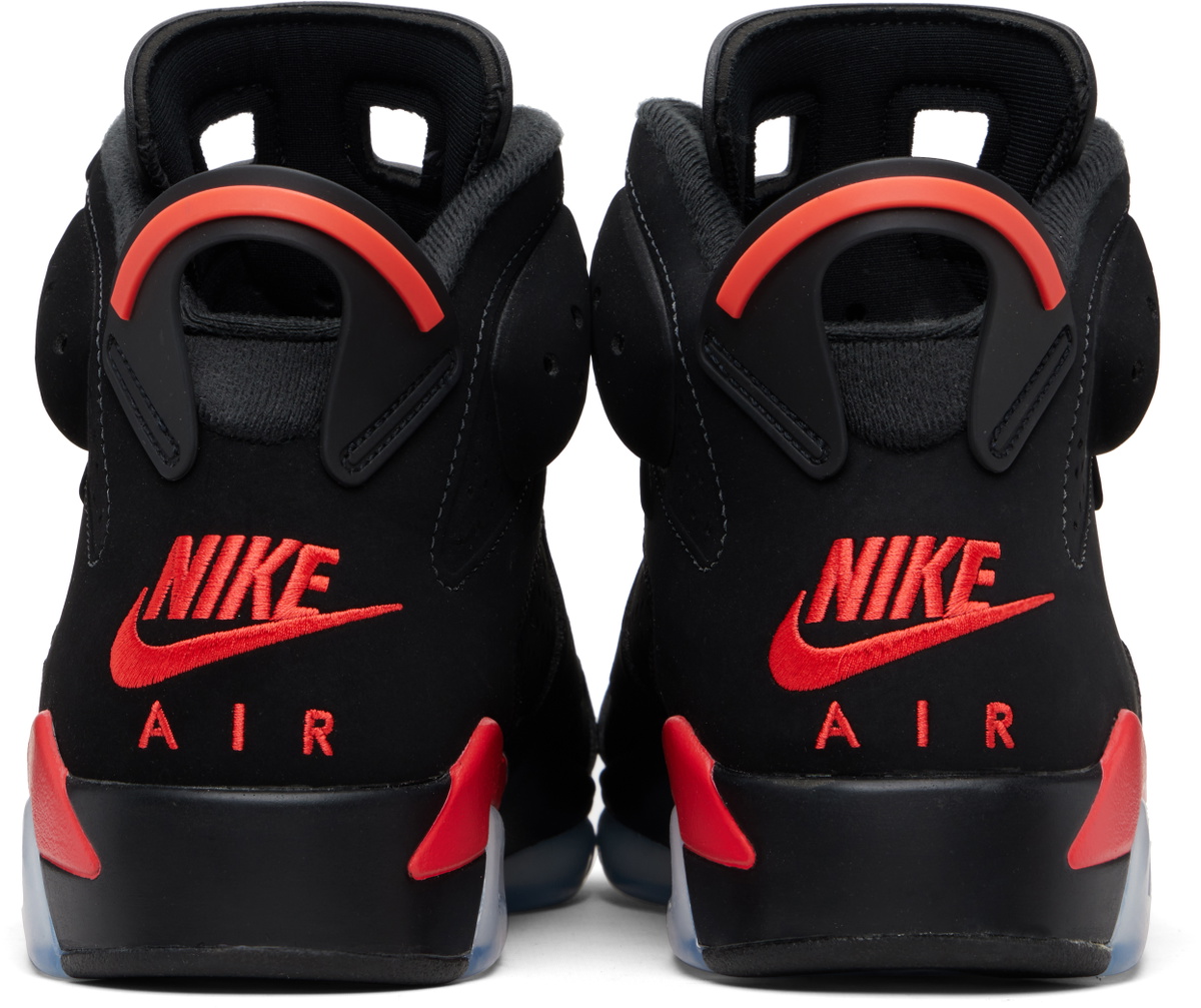 Nike Jordan Black Air Jordan 6 Retro Sneakers