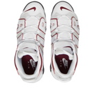 Nike Men's Air More Uptempo '96 Sneakers in White/Red/Summit/Dark Beetroot