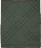 Burberry Green Argyle Scarf