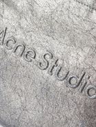 Acne Studios - Logo-Embossed Metallic Denim Tote Bag