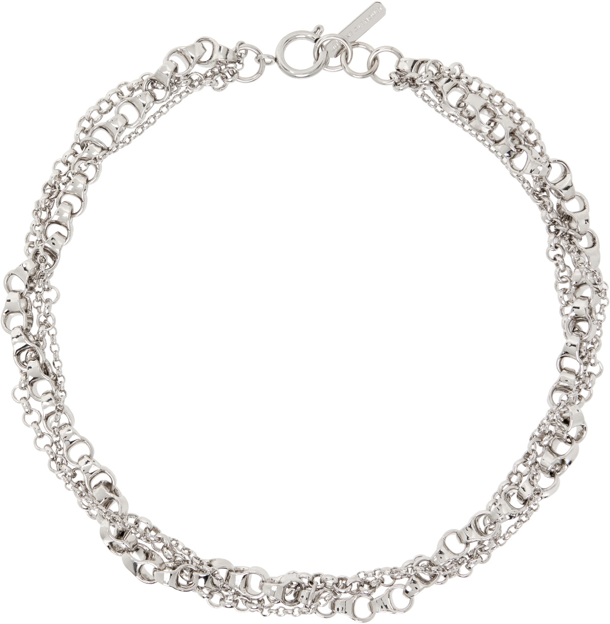 Justine Clenquet Silver & Gold Nomi Necklace Justine Clenquet