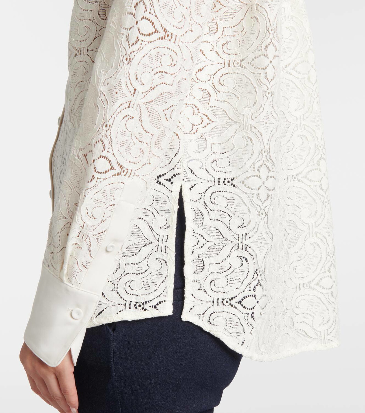 Veronica Beard  Quimby Cotton Embroidered Blouse main image 1